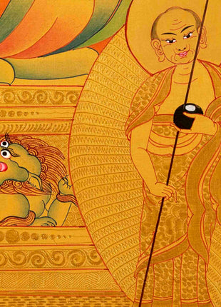 Buddha Shakyamuni Thangka | Yoga Meditation Art