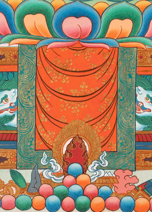 Healing Buddha Thangka | Medicine Buddha | Religious Painting