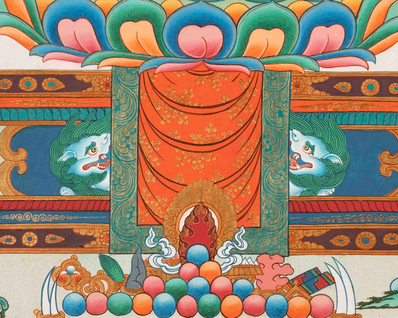 Healing Buddha Thangka | Medicine Buddha | Religious Painting