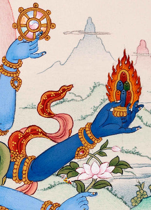 Guhyasamaja Thangka, Mother Tantra Art | Enlightenment Thangka