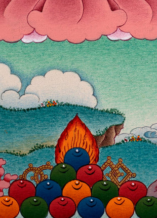 Sukhasiddhi Thangka | Dakini of Magical Illusion