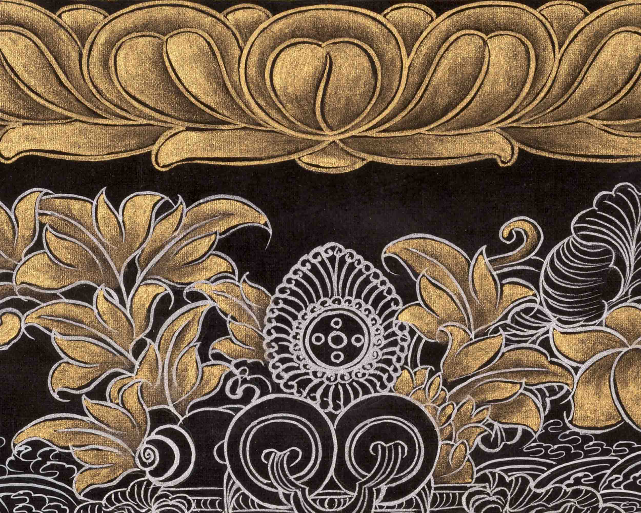 Bodhisattva Chengrezig Thangka | Original Handpainted Art | Traditional Painting