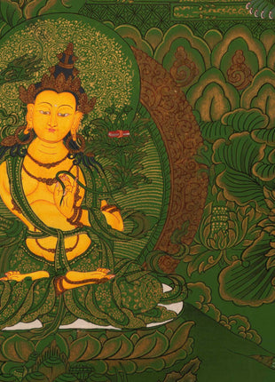 Chengrezig Thangka | Bodhisattva Avalokiteshvara | Wall Decoration Artifacts