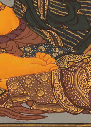 Bodhisattva Manjushree Thangka |  Hand Painted Thangka | Tibetan Art