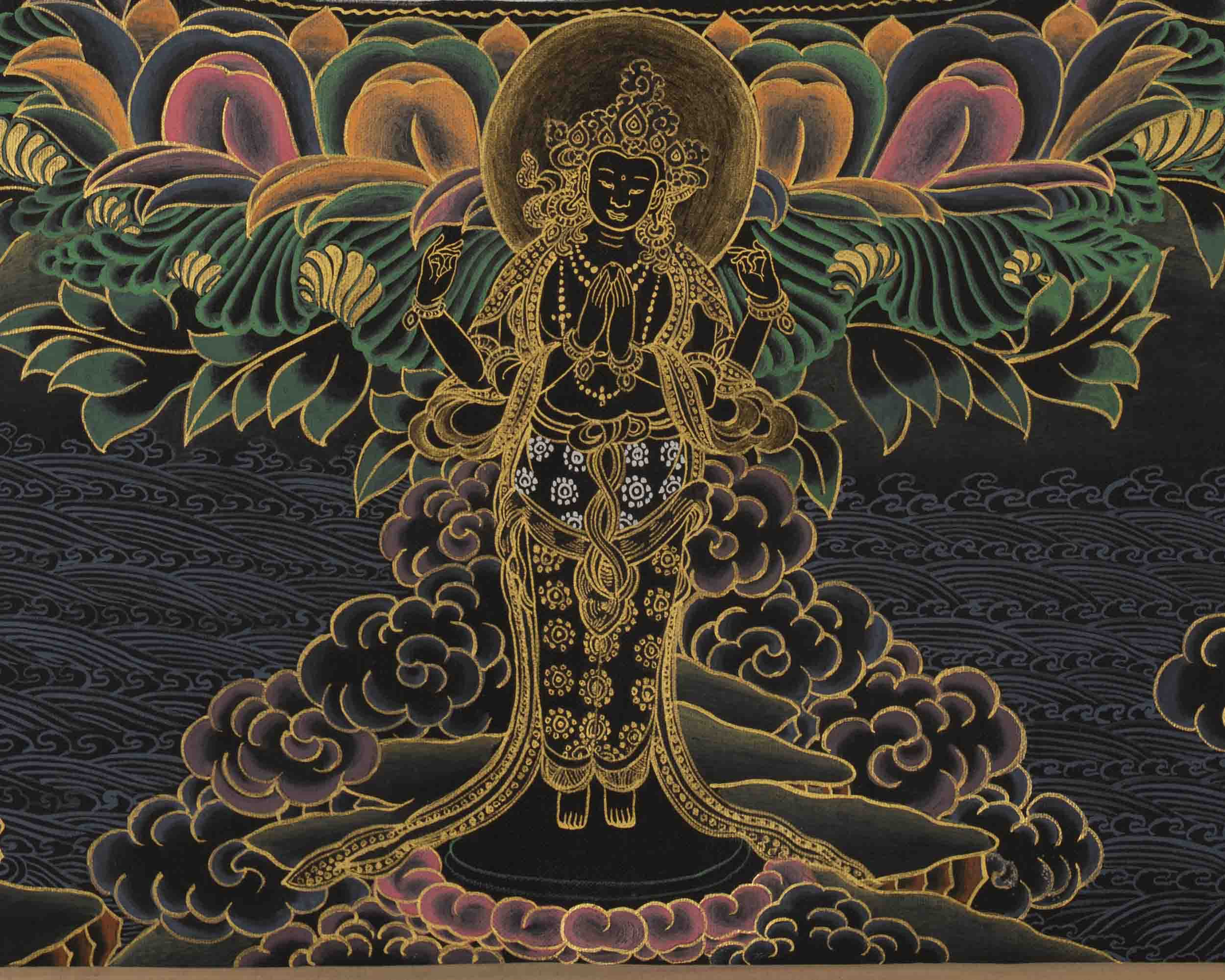 Bodhisattva Guanyin Chenrezig |1000 Armed Avalokiteshvara | Wall Decor