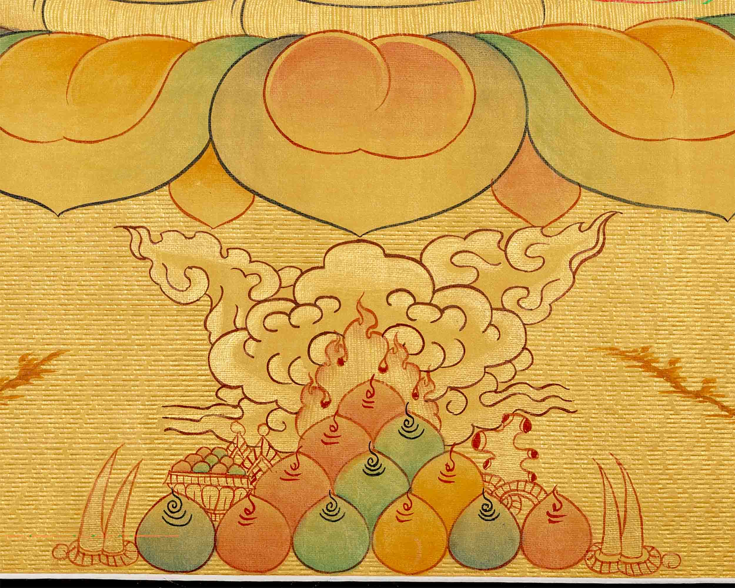 Shakyamuni Buddha Thangka Painting | Wall Hanging Decor