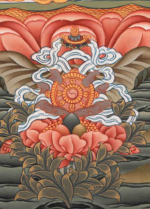 Traditional White Tara Thangka | Religious Artwork | Wall Decors