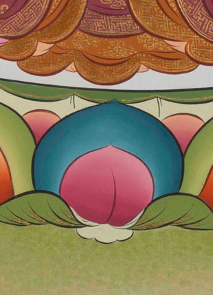 Gautam Buddha Thangka | Original Tibetan Buddhist Religious Painting