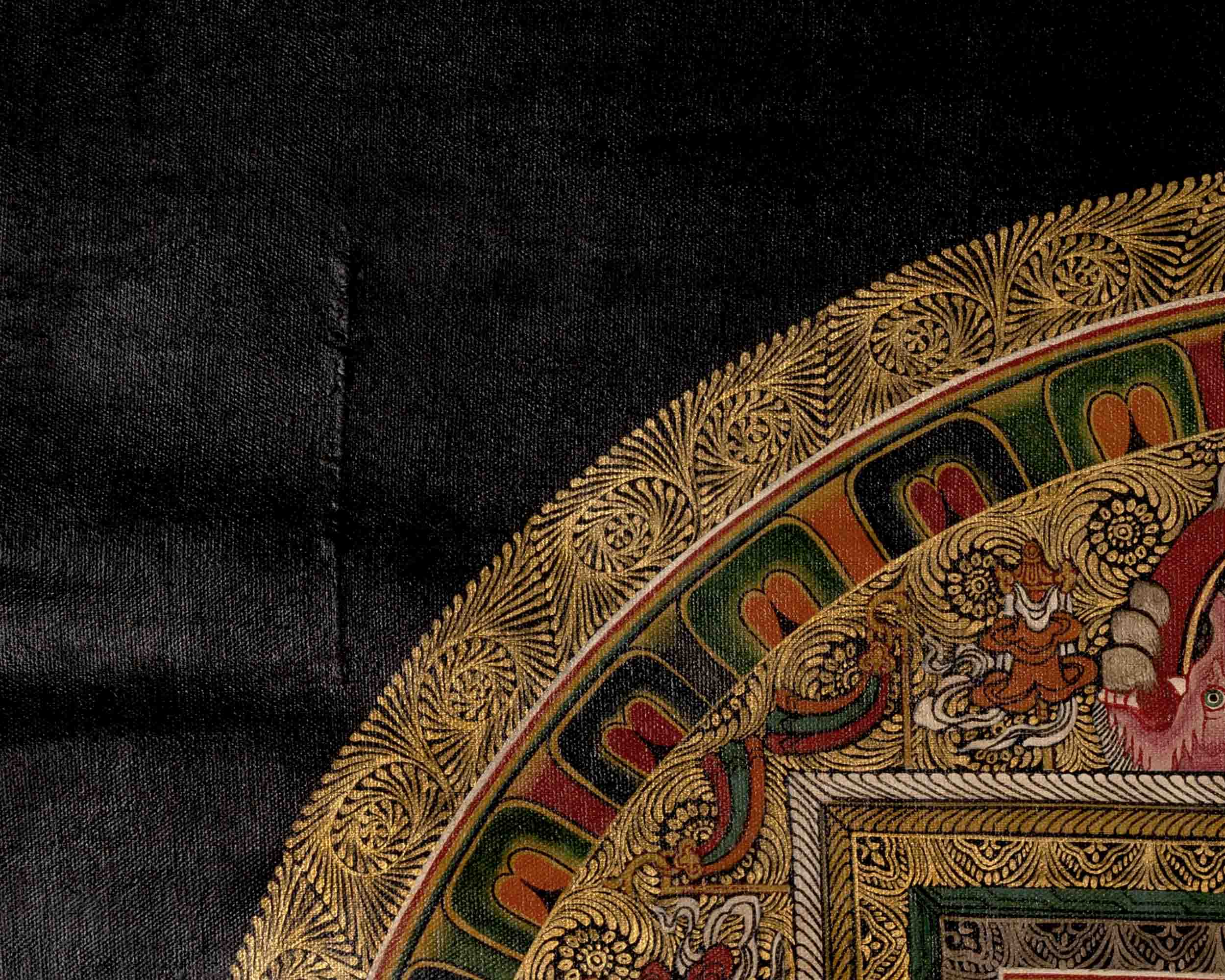 Shakyamuni Buddha Mandala | Tibetan Thangka | Wall Decors