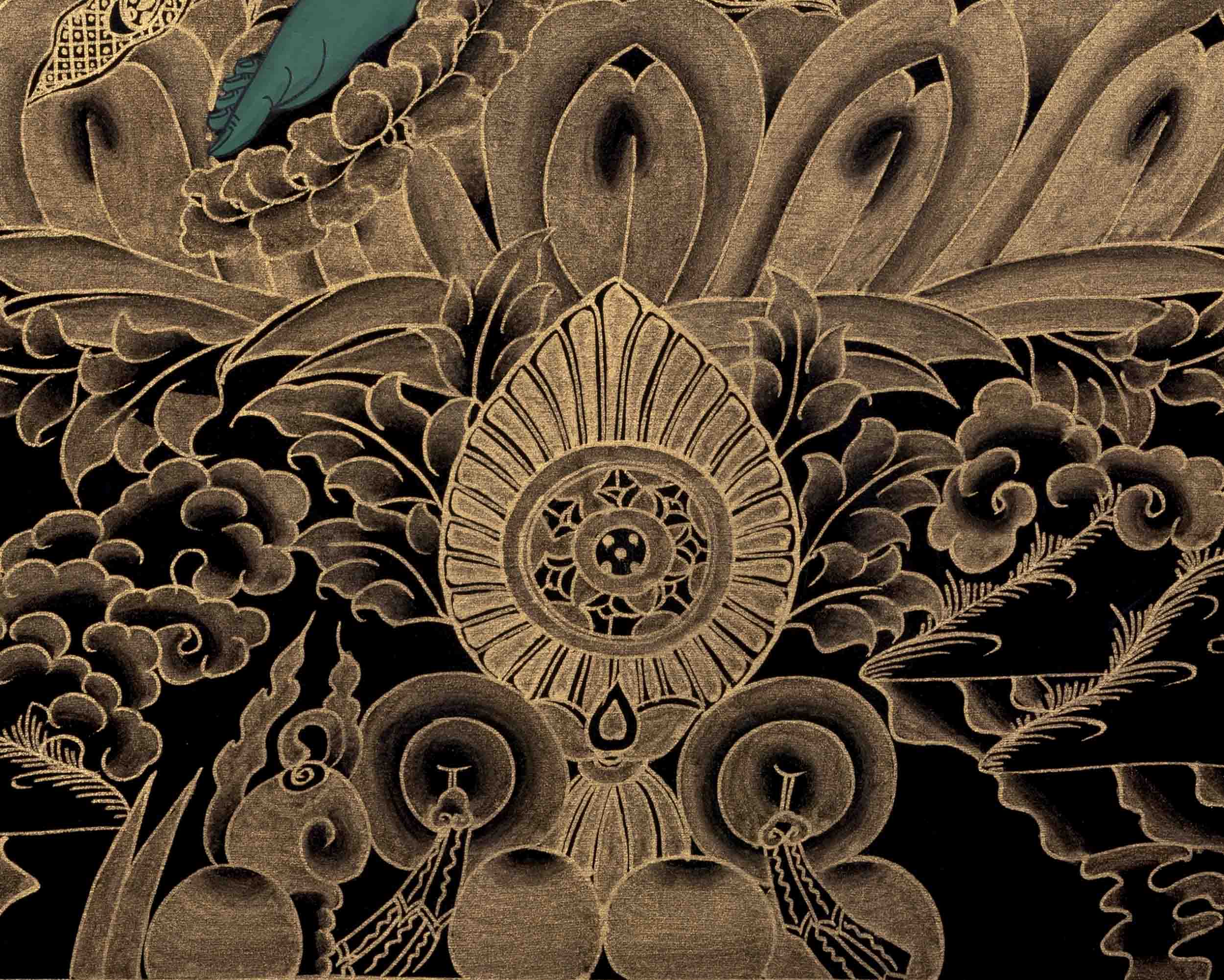 Green Tara Thangka | Mindfulness Meditation Object
