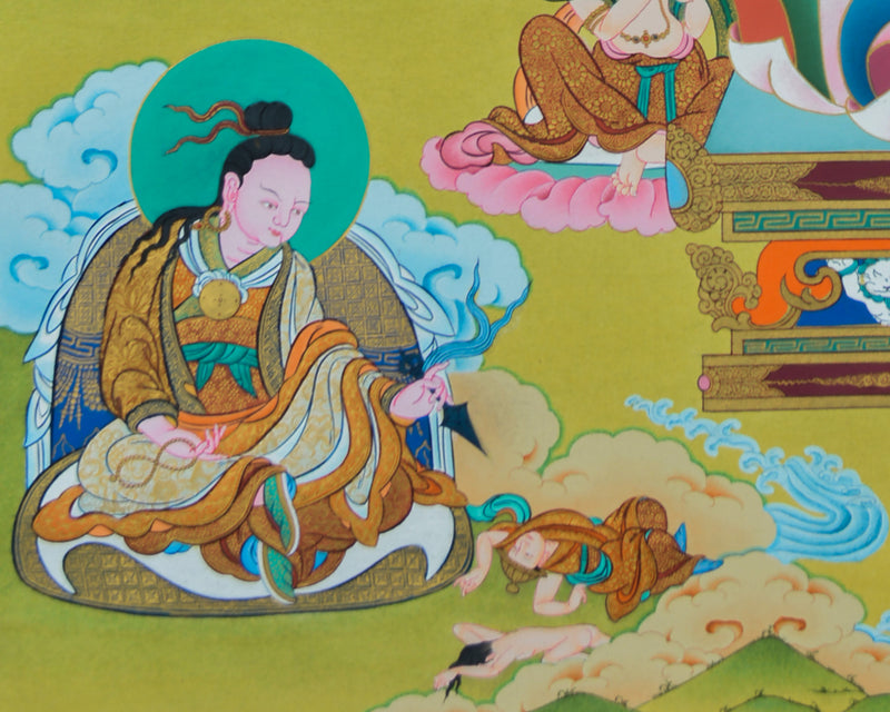 Shakya Senge | Guru Rinpoche Manifestation | Buddhist Thangka Painting