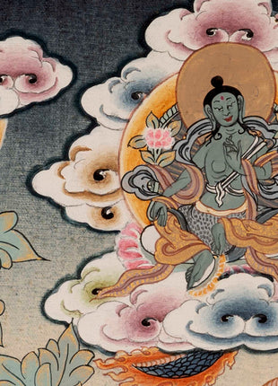 1000 Armed Avalokiteshvara | Chenresig Thangka | Religious Artwork
