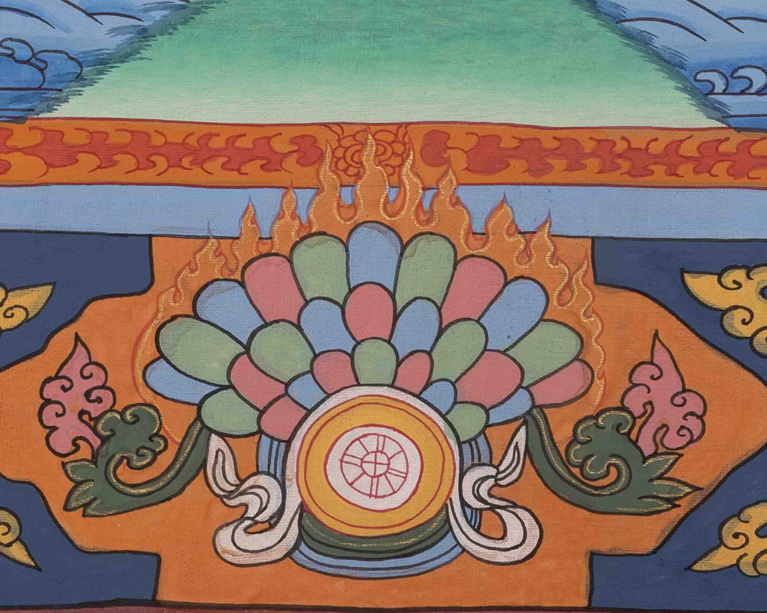 Bhaisajyaguru Thangka | Medicine Buddha | Religious Wall Decors