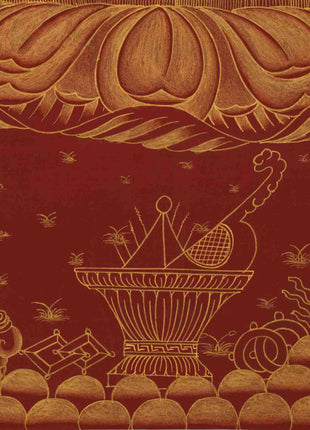 Buddha Amitayus Thangka | 24k Gold High Quality Art | Religious Painting