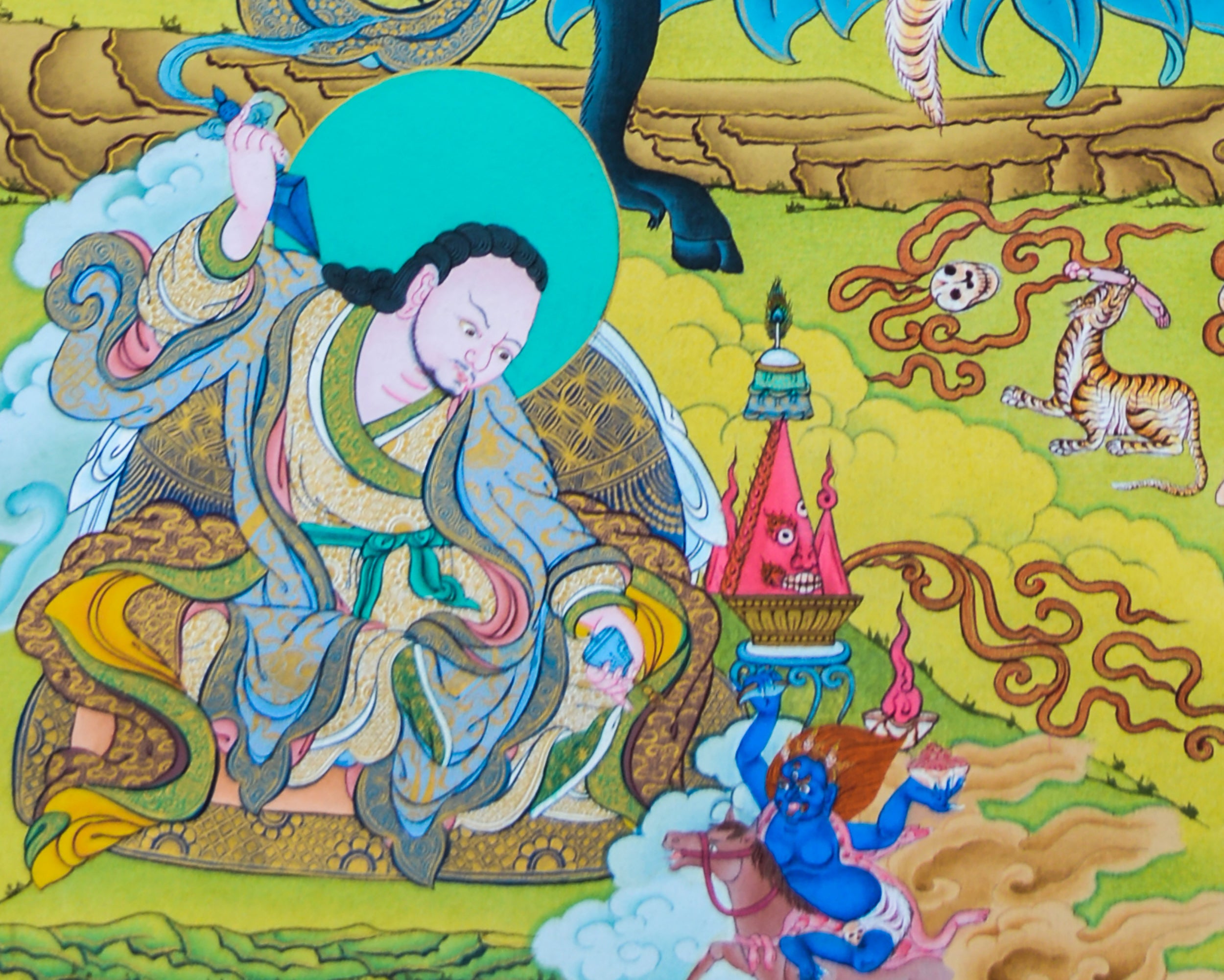 Nyima Oser | Guru Padmasambhava Manifestation | Thangka Art