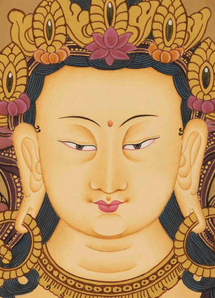 Seto Machindranath Thangka | Avalokitesvara Chengrezig Thangka