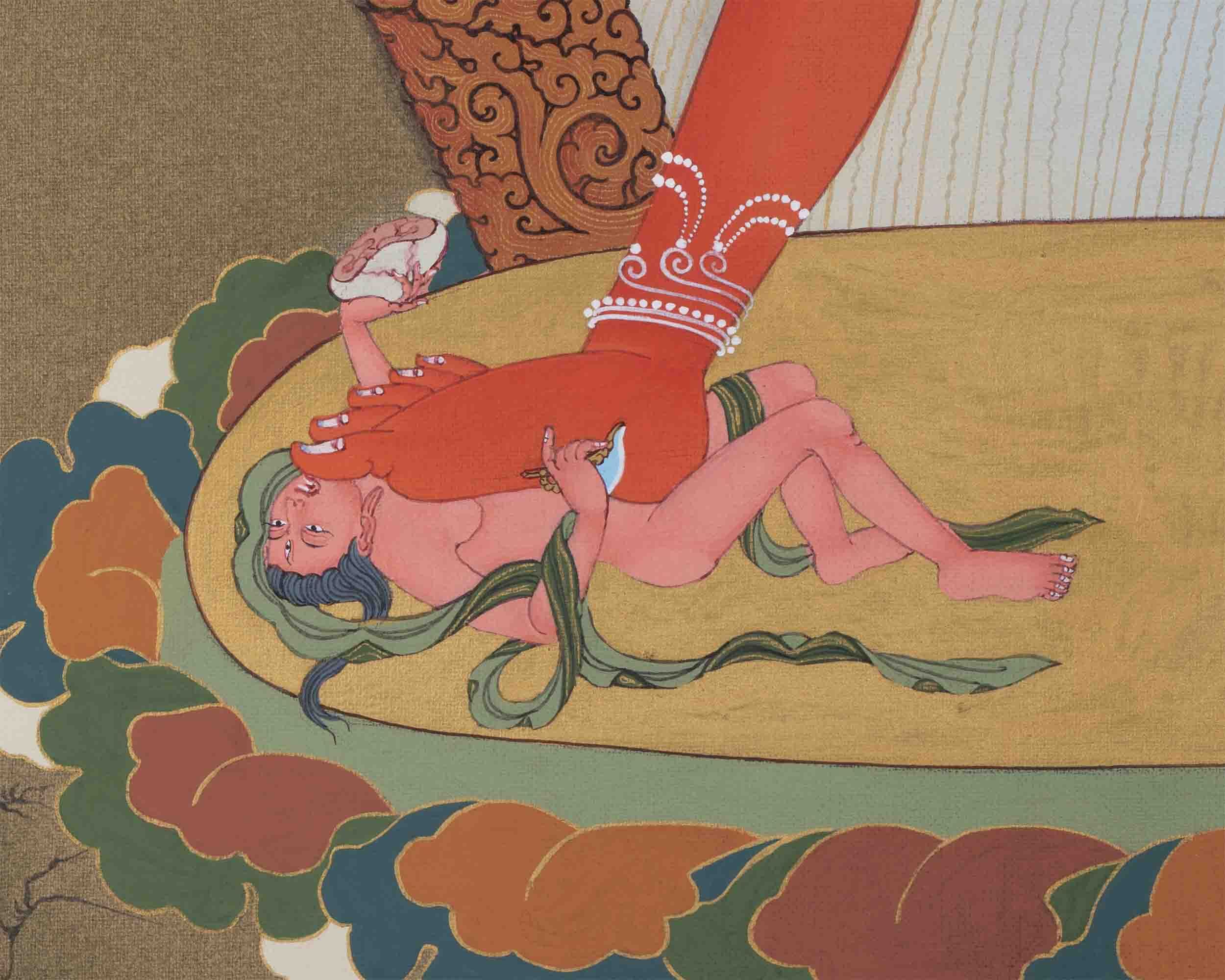 Vajrayogini Dakini Digital Print | Immerse in Divine Feminine Energy | Traditional Art