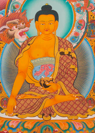 Shakyamuni Buddha Print | Religious Artwork | Wall Hanging Decoration