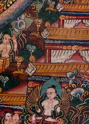 Traditional Heruka Mandala | Religious Buddhist Thangka | Wall Decors