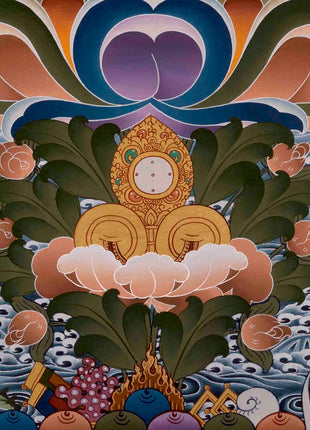 Amitabha Buddha Thangka | Tibetan Traditional Art | Wall Decors