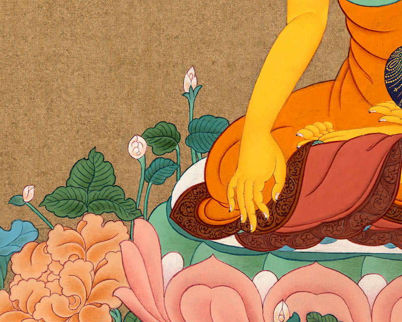 Buddha Shakyamuni Thangka | Tibetan Thangka Painting
