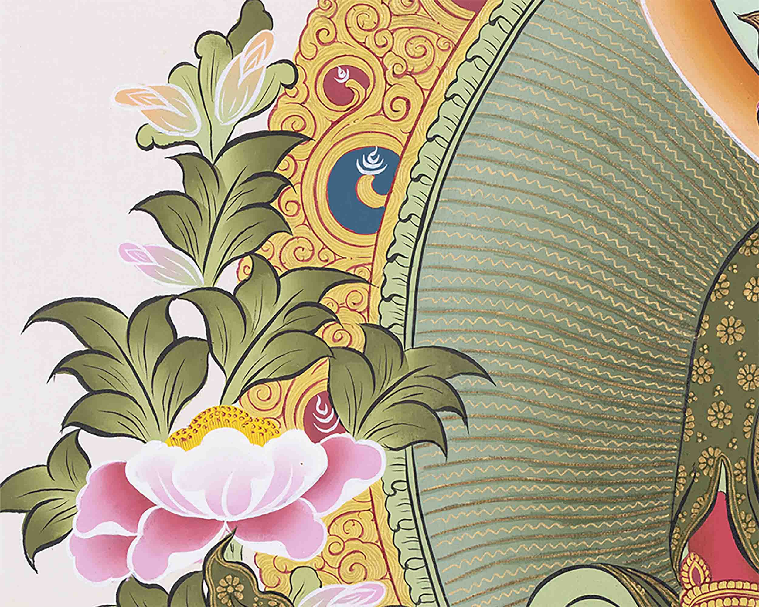 Red Amitayus Buddha | Art Painting