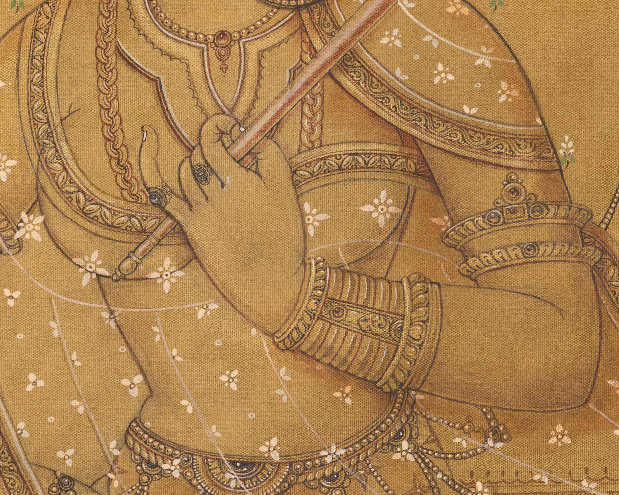 High-Quality Giclee Print Of Female Devotee | Disciples & Their Importance in Buddhism & Hinduism
