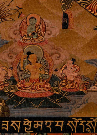 White Tara Mandala | Traditional Tibetan Thangka | Religious Wall Decors