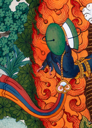 6 Armed Mahakala | Traditional Tibetan Thangka