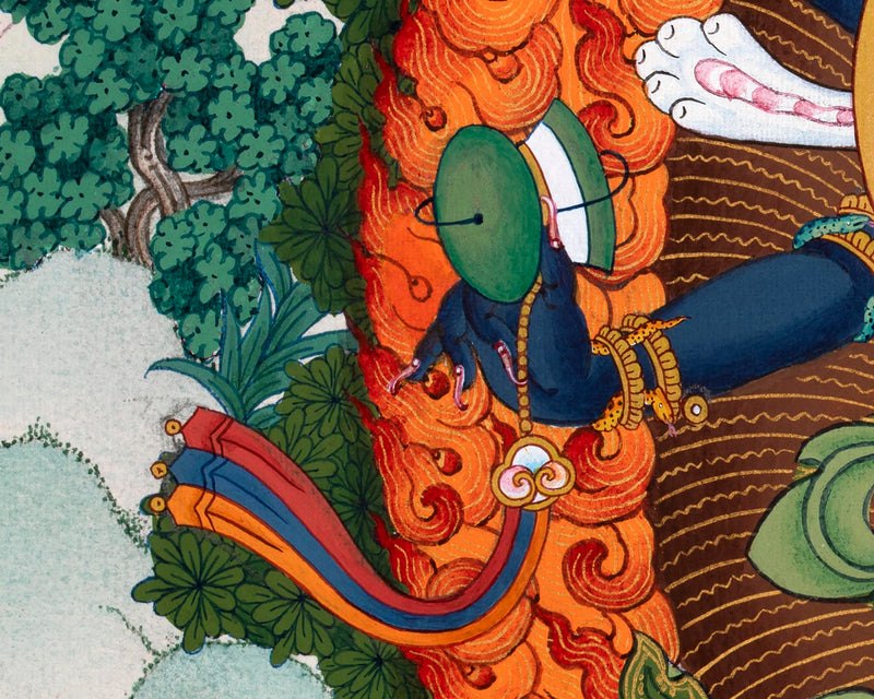 6 Armed Mahakala | Traditional Tibetan Thangka