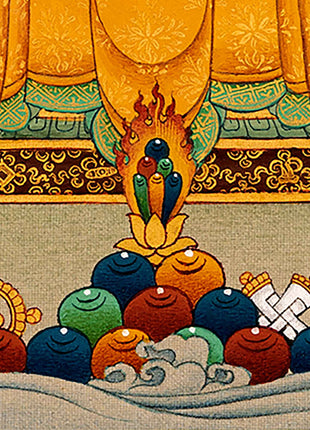 Traditionally Hand-Painted Chenrezig 1000 Arms Thangka | Himalayan Buddhist Sacred Art