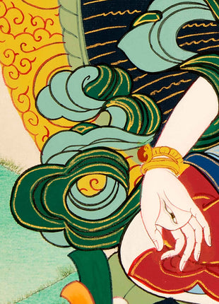 White Tara Practice Thangka | Traditional Buddhist Art