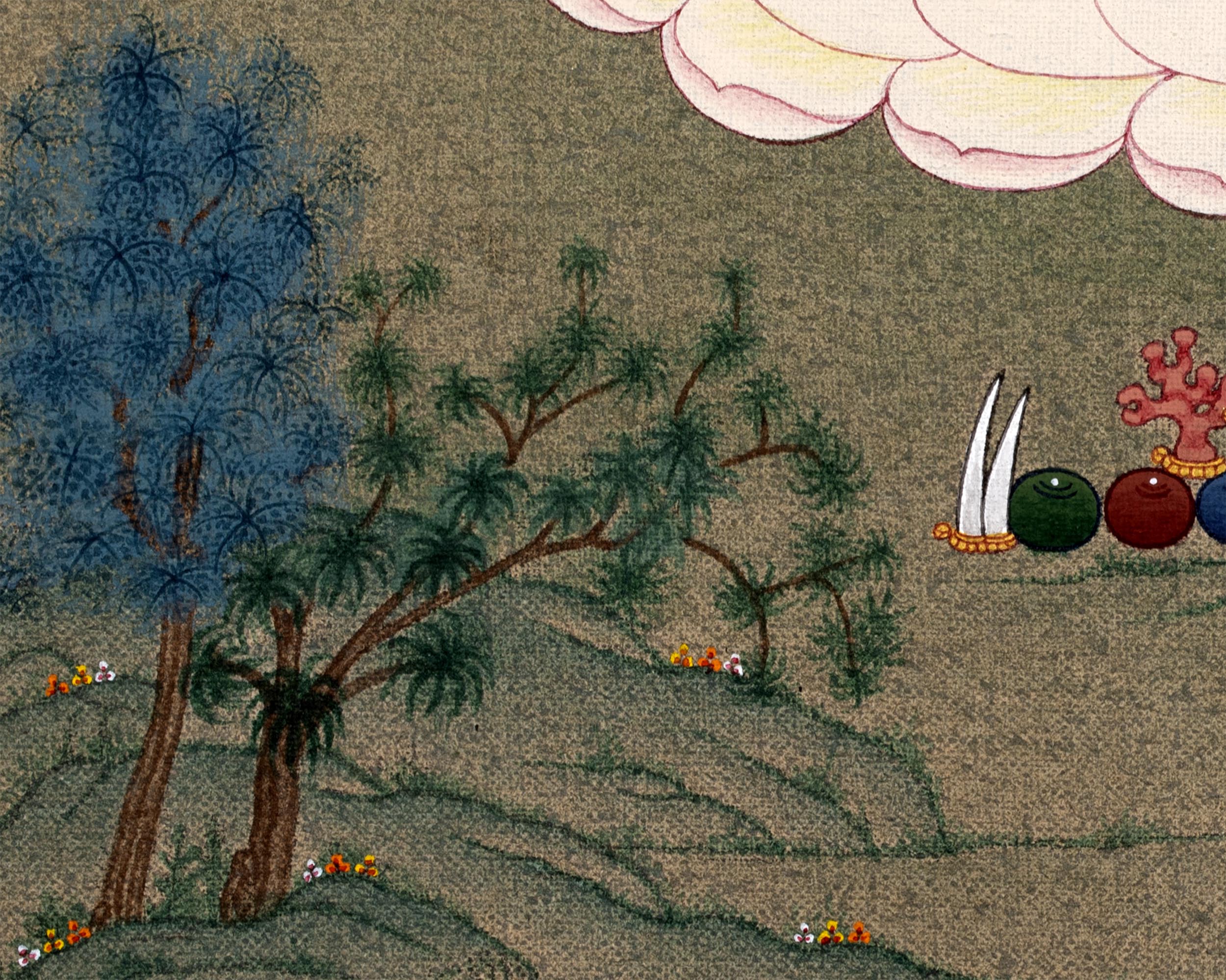 Bodhisattva Chenrezig Thangka  | Tibetan Avalokiteshvara Painting