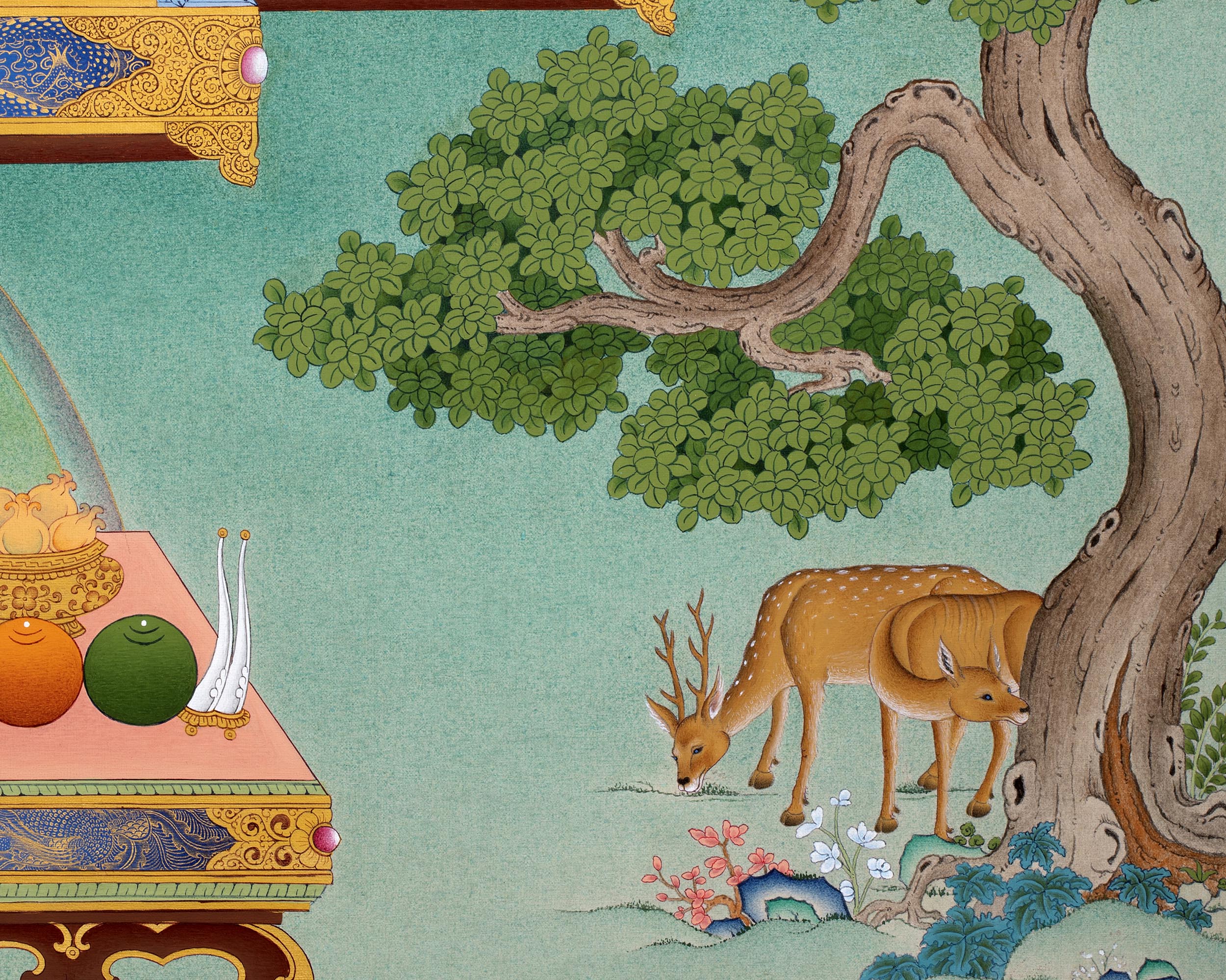 Amitabha Buddha |  High Quality Giclee Canvas | Buddha Thangka Print
