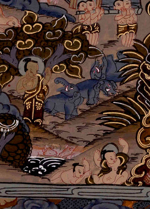 Shakyamuni Buddha Life | Wall Decors | Traditional Thangka Art