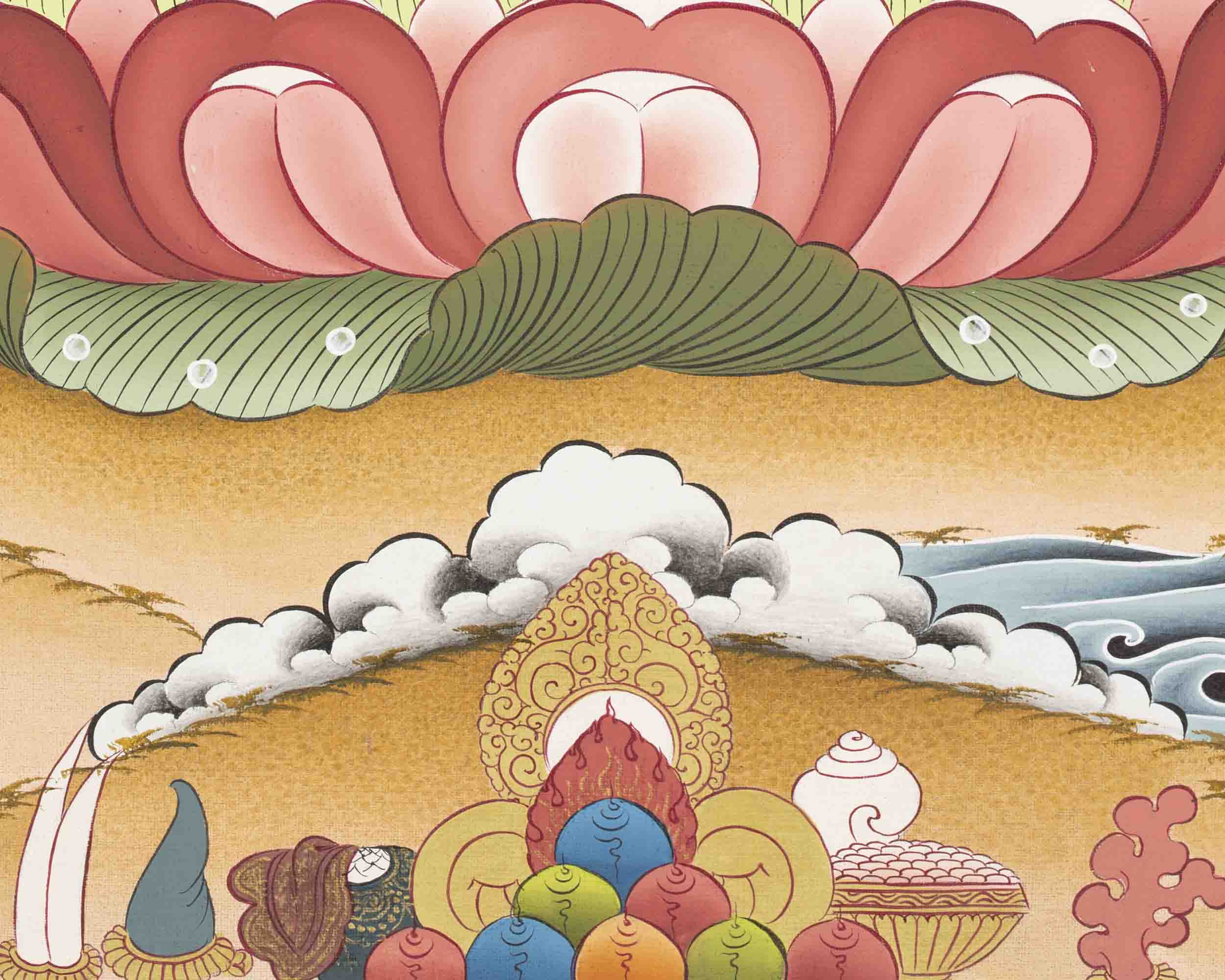 1000 Armed Bodhisattva Guanyin Chenrezig | Buddhist Thangka