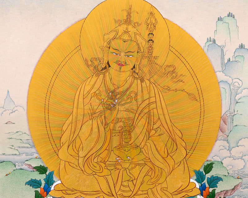 guru rainbow thangka 