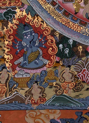 Buddha Mandala Thangka | Handmade Sacred Thangka Painting
