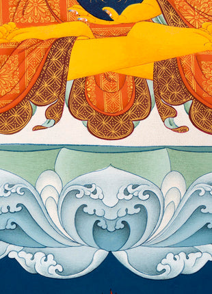 Meditating Buddha | Traditional Shakyamuni Thangka