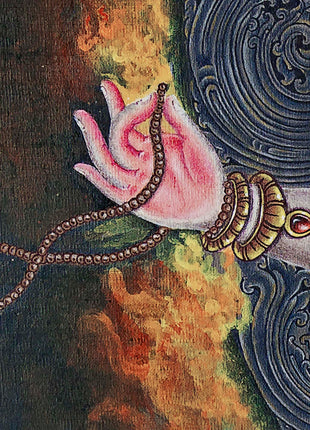 Dancing Shiva Thangka Print | Wall Hanging Of Shivalingam | Gift Ideas