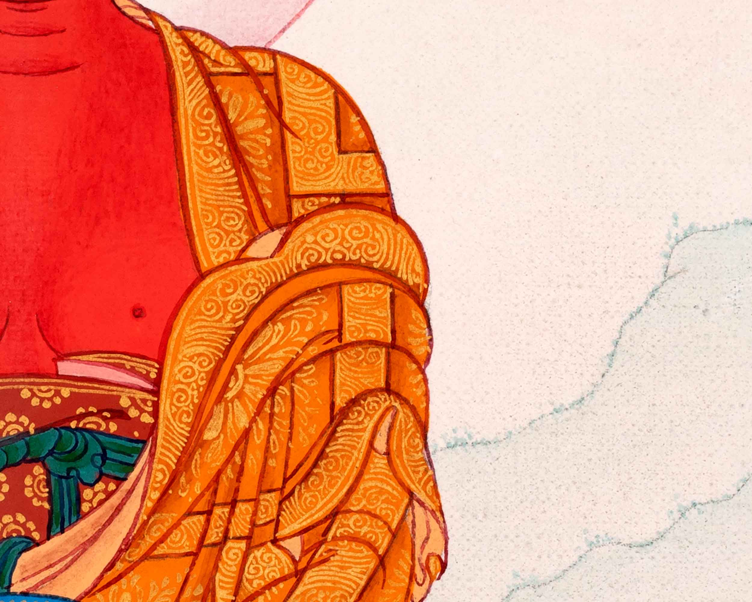 Dhyani Buddha Amitabha Thangka |  Tibetan Buddhist Artwork