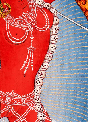 Red Dakini Vajrayogini Thangka Painting | High-Quality Tibetan Art