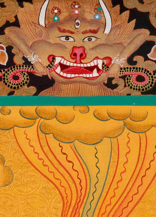 Vajrapani Thangka | Wall Hanging Canvas Art