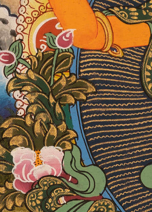 Manjushri Deity Thangka | Wall Hanging Decors