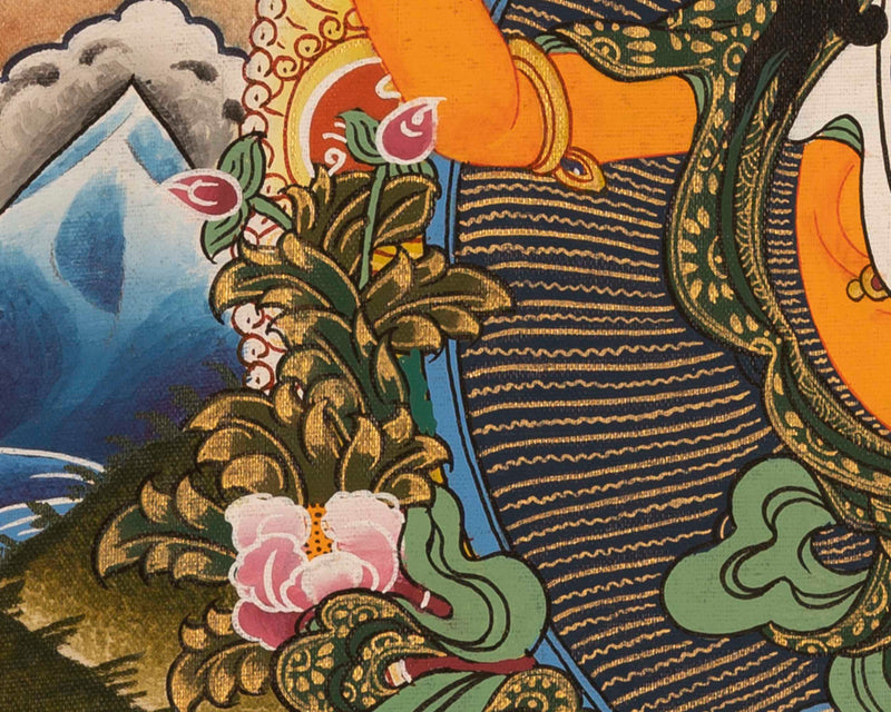 Manjushri Deity Thangka | Wall Hanging Decors