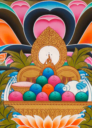 Gautama Buddha Thangka | Tibetan Buddhist Painting | Wall Decors