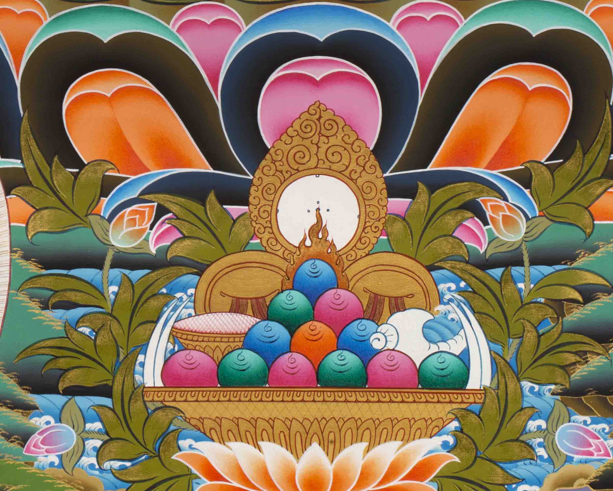Gautama Buddha Thangka | Tibetan Buddhist Painting | Wall Decors