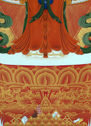 1000 Armed Chenrezig Thangka | Handpainted Buddhist Artwork