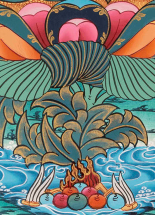 Avalokitesvara Chengrezig Thangka | Religious Painitng | Wall Decors