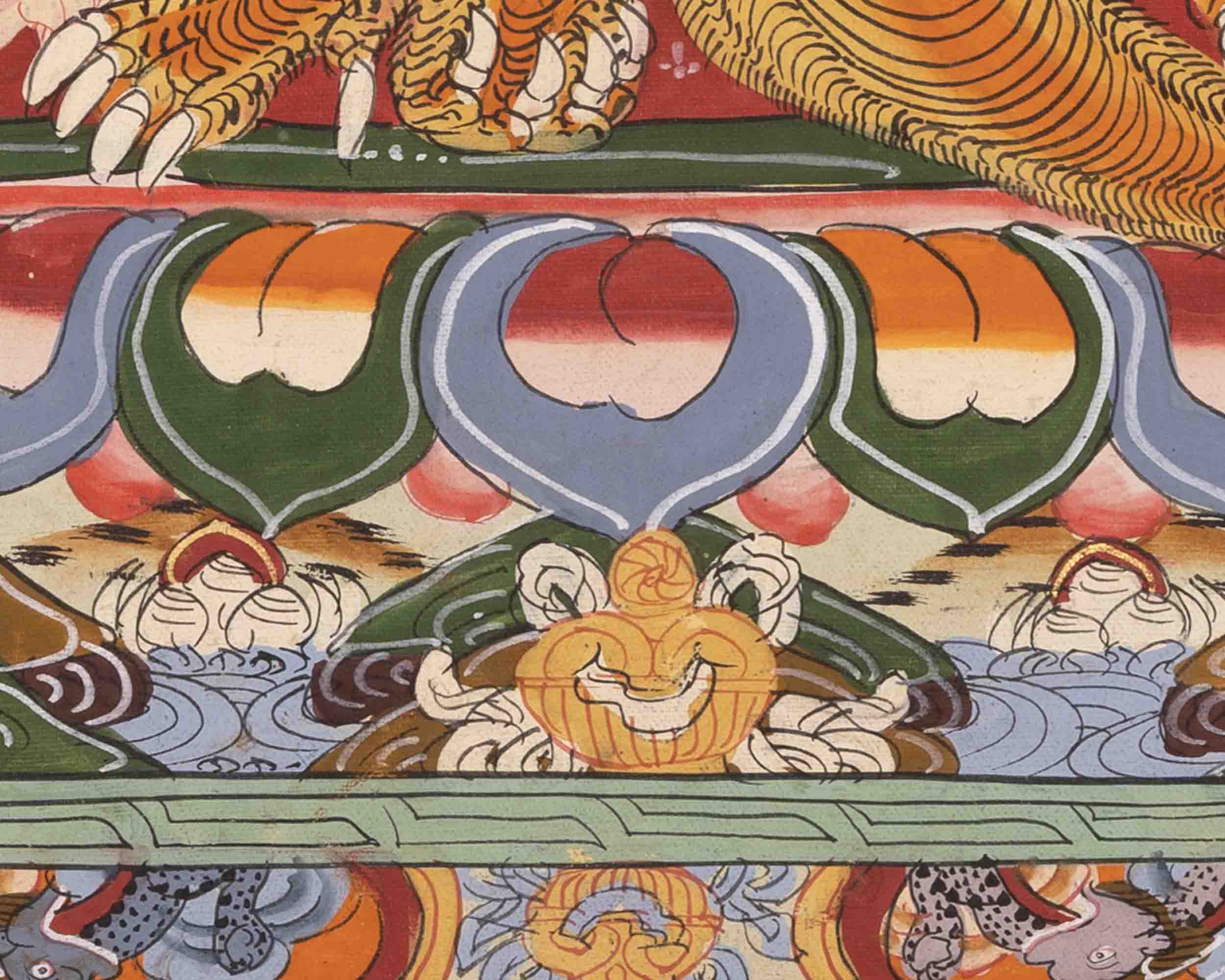 Bhavachakra Thangka | Traditional Tibetan Art | Wall Decors